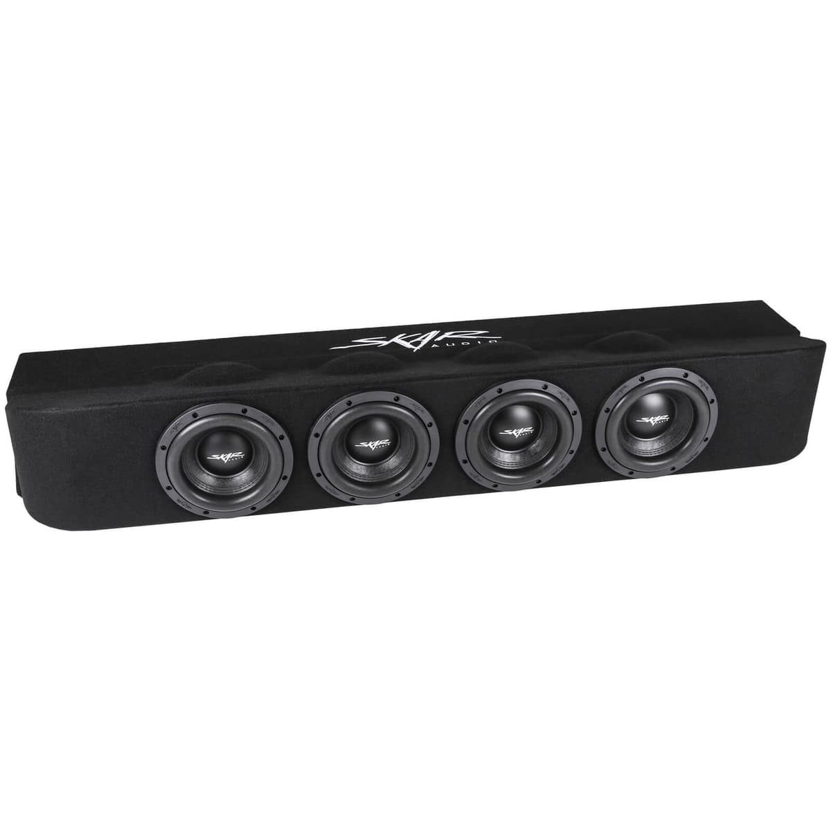 Skar Audio Quad 8" 3,200W Max Power Loaded Subwoofer Enclosure Compatible with 2017-2025 Ford Super Duty (F-250/350/450) SuperCrew Cab Trucks