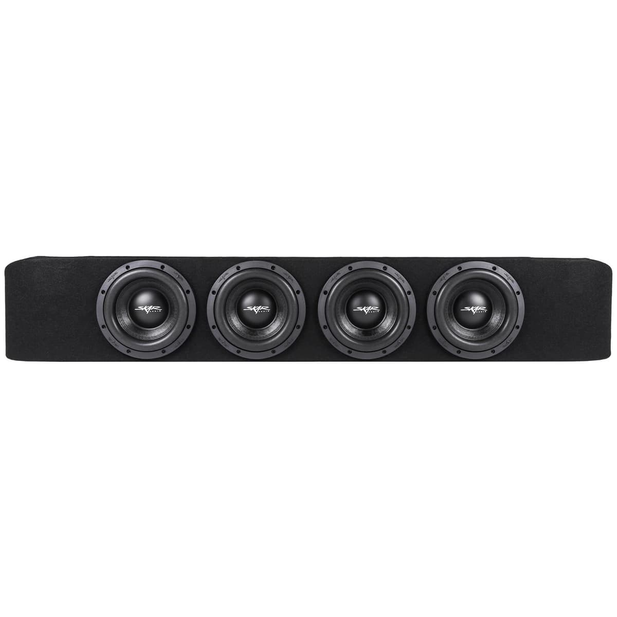 Skar Audio Quad 8" 3,200W Max Power Loaded Subwoofer Enclosure Compatible with 2017-2025 Ford Super Duty (F-250/350/450) SuperCrew Cab Trucks