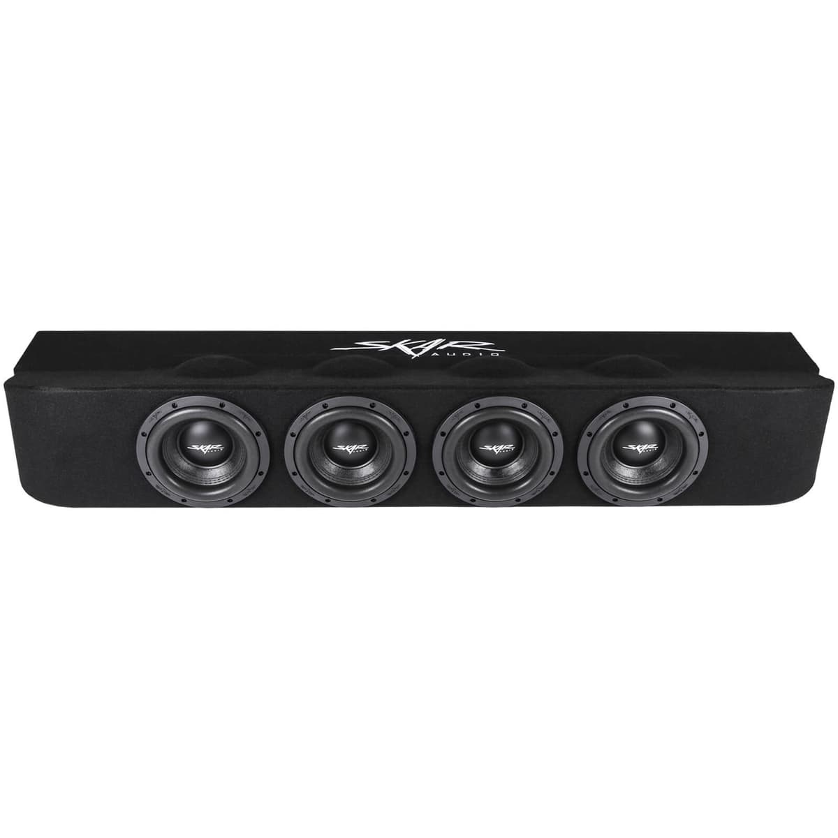 Skar Audio Quad 8" 3,200W Max Power Loaded Subwoofer Enclosure Compatible with 2017-2025 Ford Super Duty (F-250/350/450) SuperCrew Cab Trucks