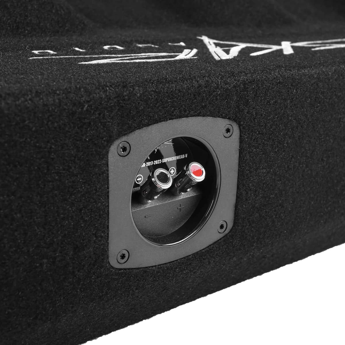 Skar Audio Quad 8" 3,200W Max Power Loaded Subwoofer Enclosure Compatible with 2017-2025 Ford Super Duty (F-250/350/450) SuperCrew Cab Trucks