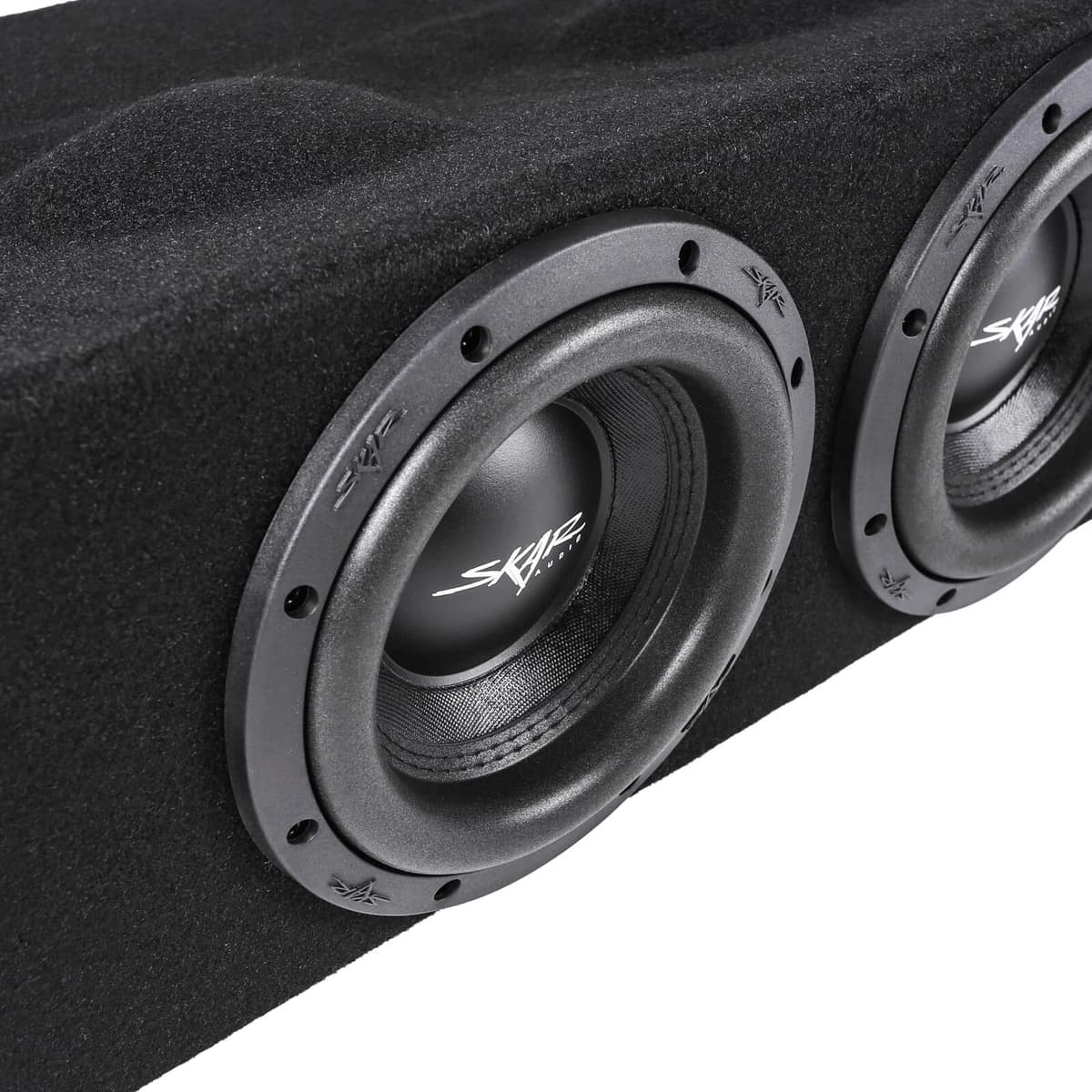 Skar Audio Quad 8" 3,200W Max Power Loaded Subwoofer Enclosure Compatible with 2017-2025 Ford Super Duty (F-250/350/450) SuperCrew Cab Trucks