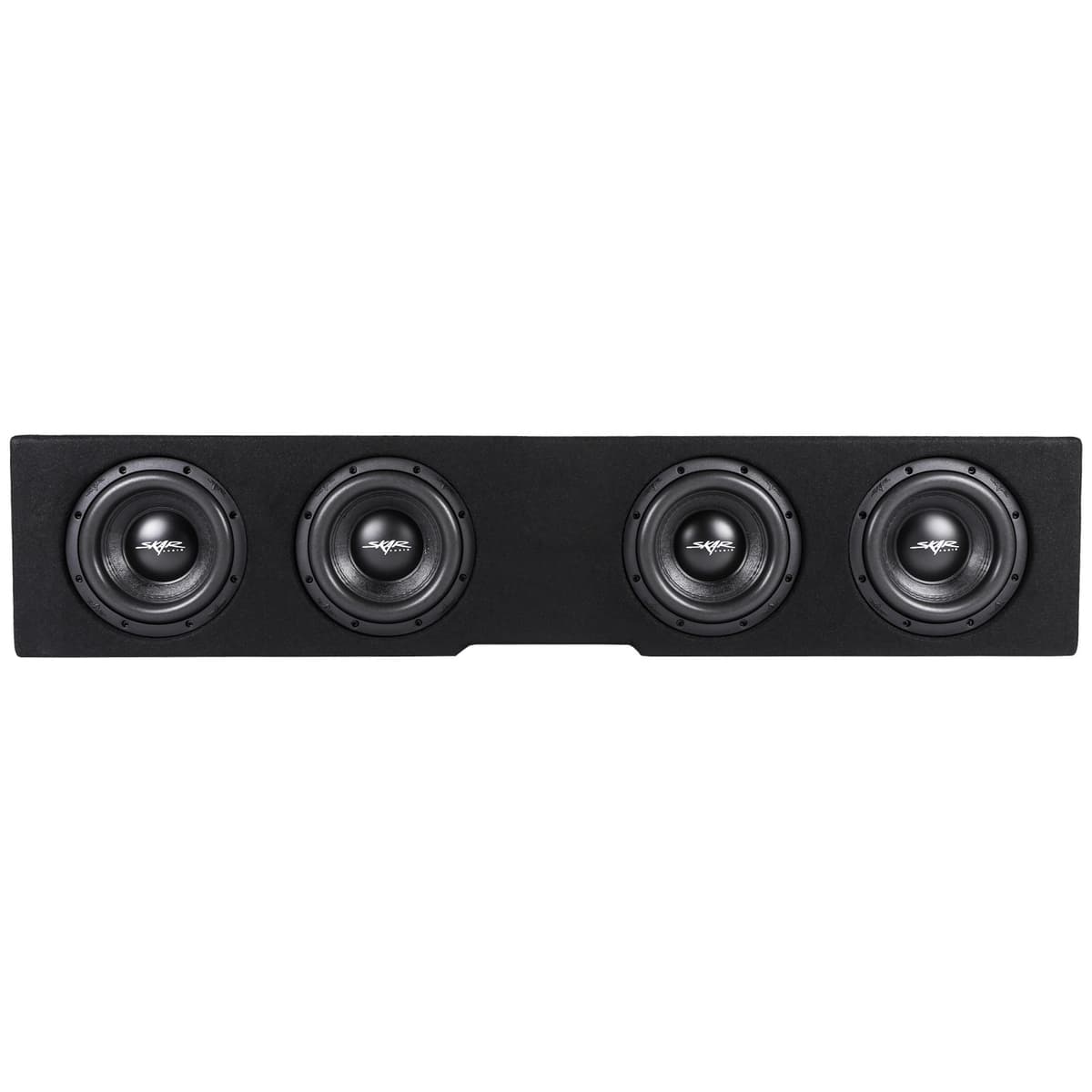 Skar Audio Quad 8" 3200W Max Power Loaded Ported Subwoofer Enclosure Compatible with 2019-2025 Chevy Silverado & GMC Sierra Crew Cab Trucks
