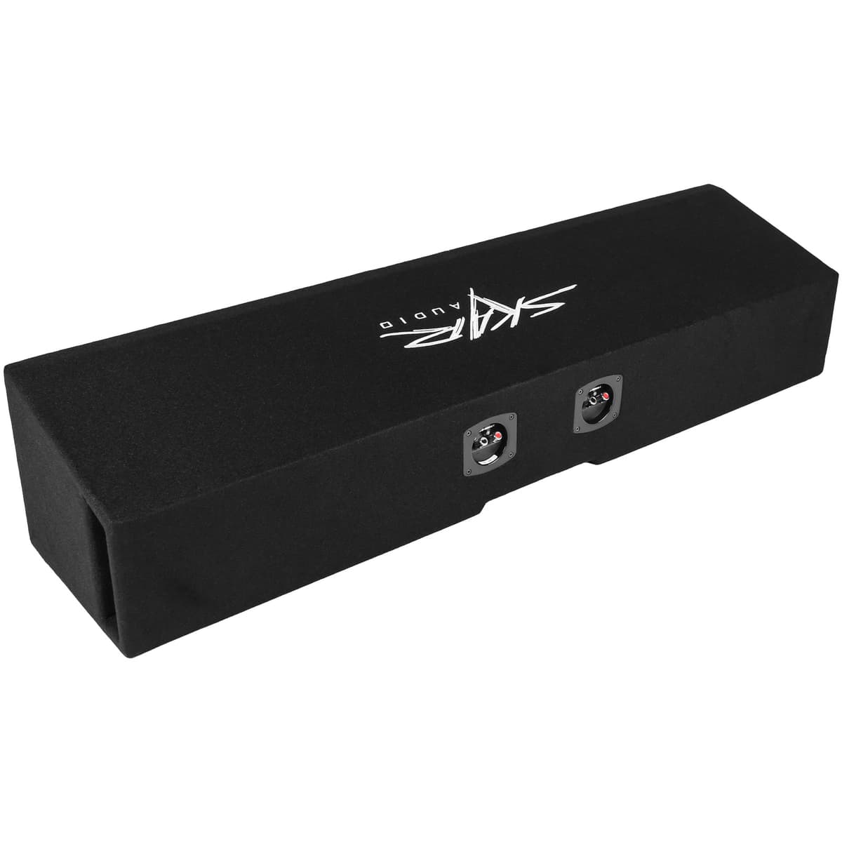 Skar Audio Quad 8" 3200W Max Power Loaded Ported Subwoofer Enclosure Compatible with 2019-2025 Chevy Silverado & GMC Sierra Crew Cab Trucks