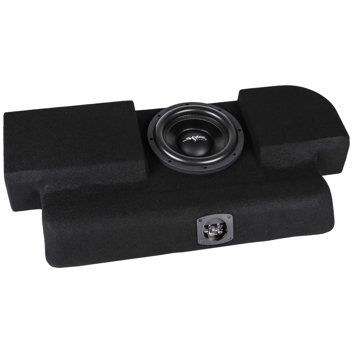 Dual 10" 1,600W Max Power Loaded Subwoofer Enclosure Compatible with 2015-2026 Ford F-150 Super Cab Trucks