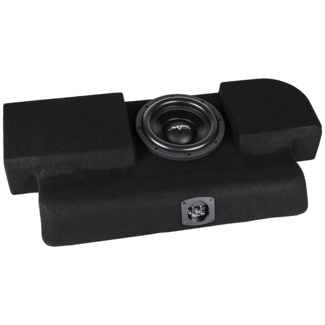 Dual 10" 1,600W Max Power Loaded Subwoofer Enclosure Compatible with 2015-2026 Ford F-150 Super Cab Trucks