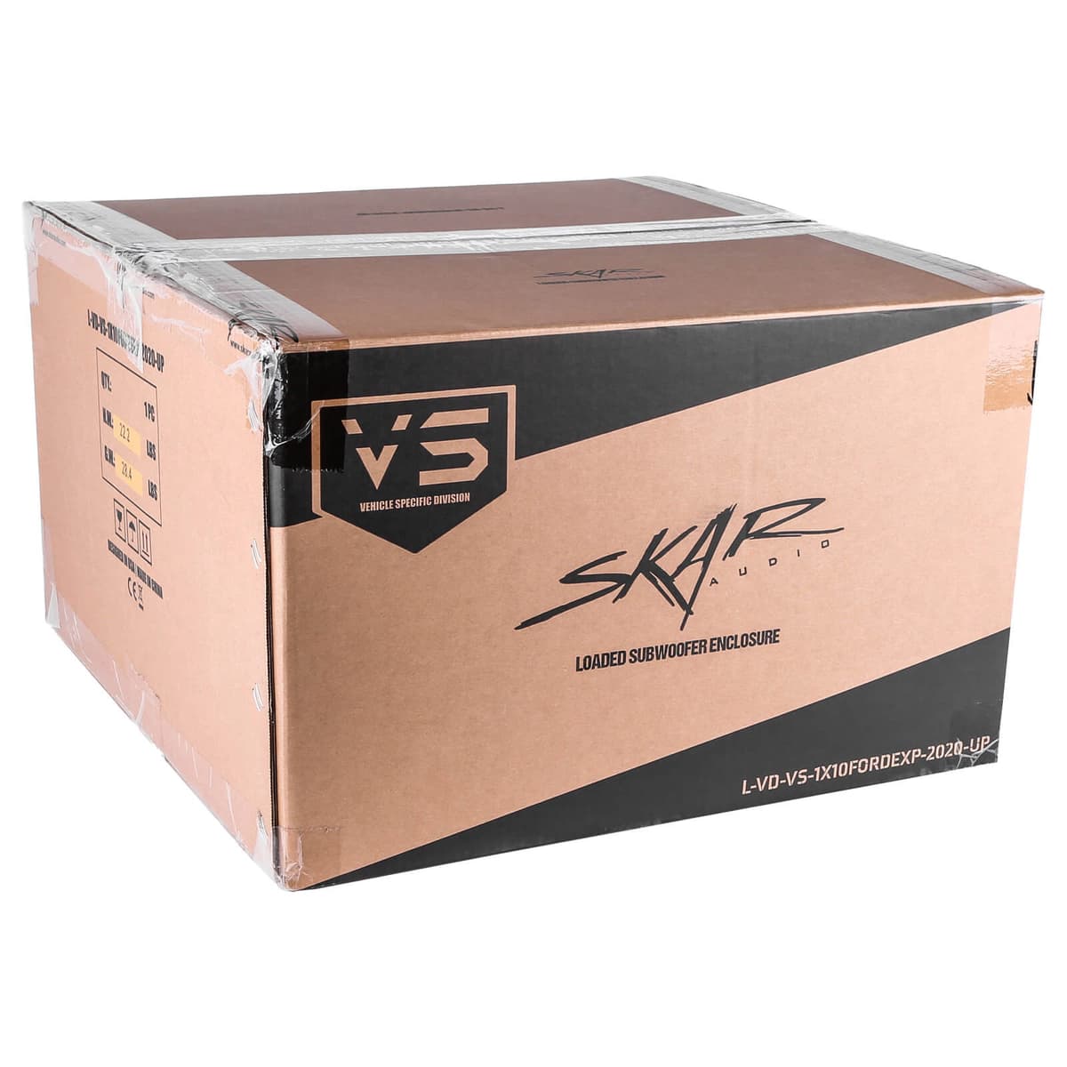 Skar Audio Single 10" 800W Max Power Loaded Subwoofer Enclosure Compatible with 2020-2025 Ford Explorer Vehicles
