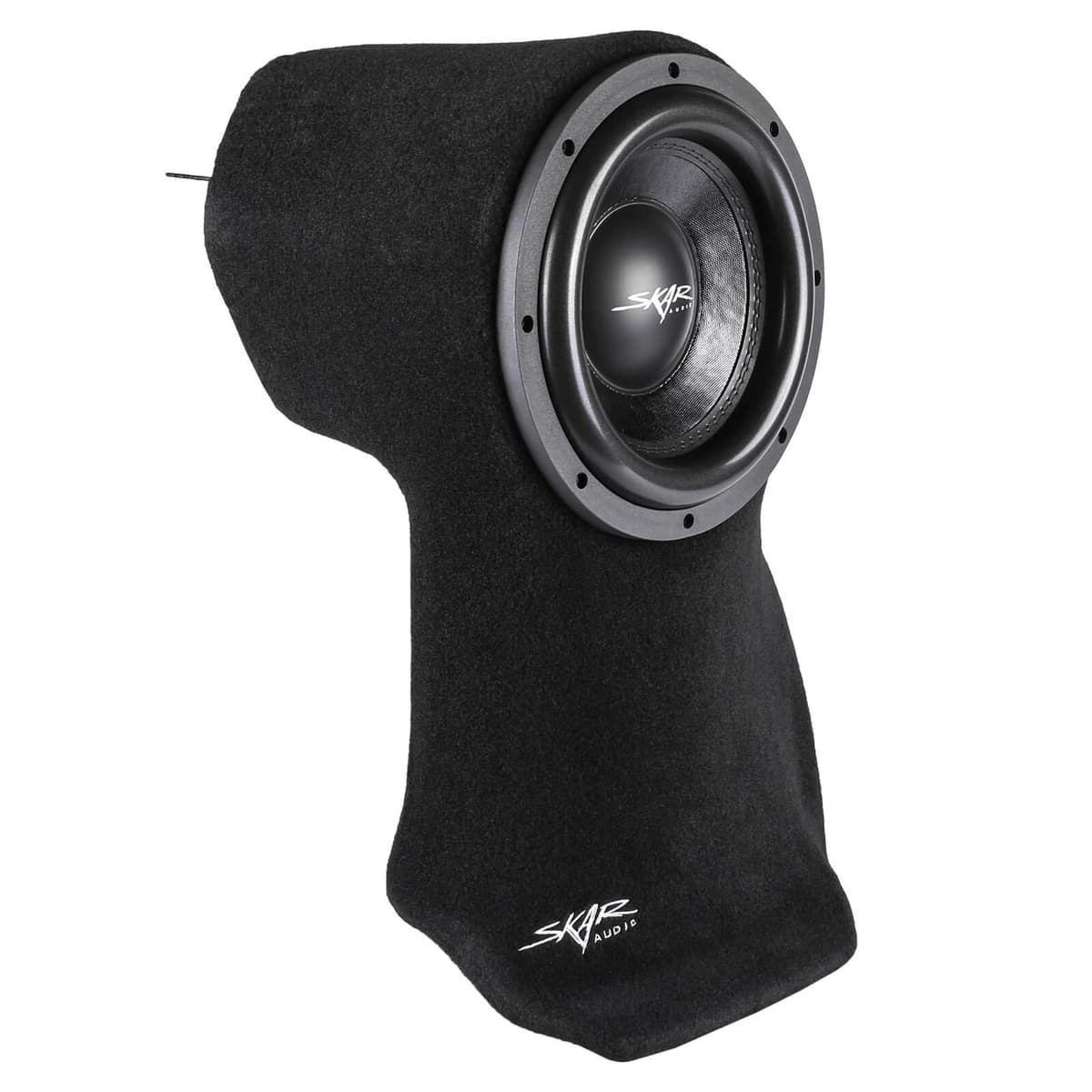 Skar Audio Single 10" 800W Max Power Loaded Subwoofer Enclosure Compatible with 2018-2025 Jeep Wrangler JL 4-Door Vehicles (Driver Side)