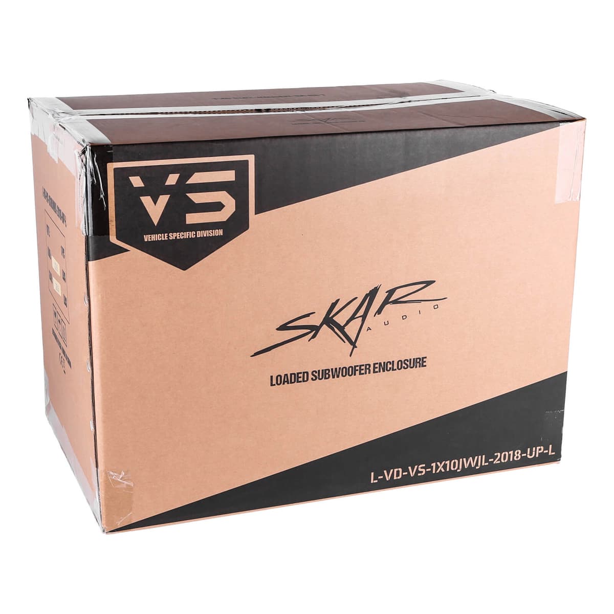 Skar Audio Single 10" 800W Max Power Loaded Subwoofer Enclosure Compatible with 2018-2025 Jeep Wrangler JL 4-Door Vehicles (Driver Side)