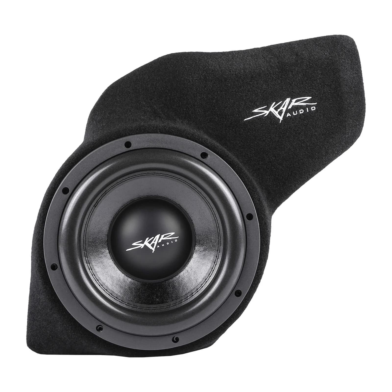 Single 10" 800W Max Power Loaded Subwoofer Enclosure Compatible with 2017-2023 Tesla Model 3 Vehicles