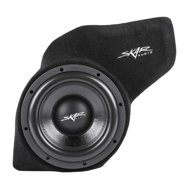 Single 10" 800W Max Power Loaded Subwoofer Enclosure Compatible with 2017-2023 Tesla Model 3 Vehicles