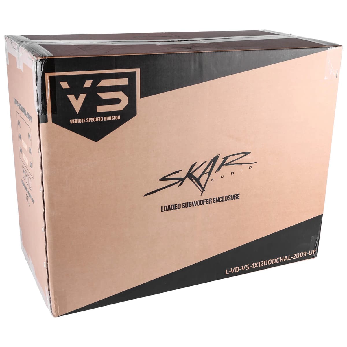 Skar Audio Single 12" 800W Max Power Loaded Subwoofer Enclosure Compatible with 2009-2023 Dodge Challenger Vehicles