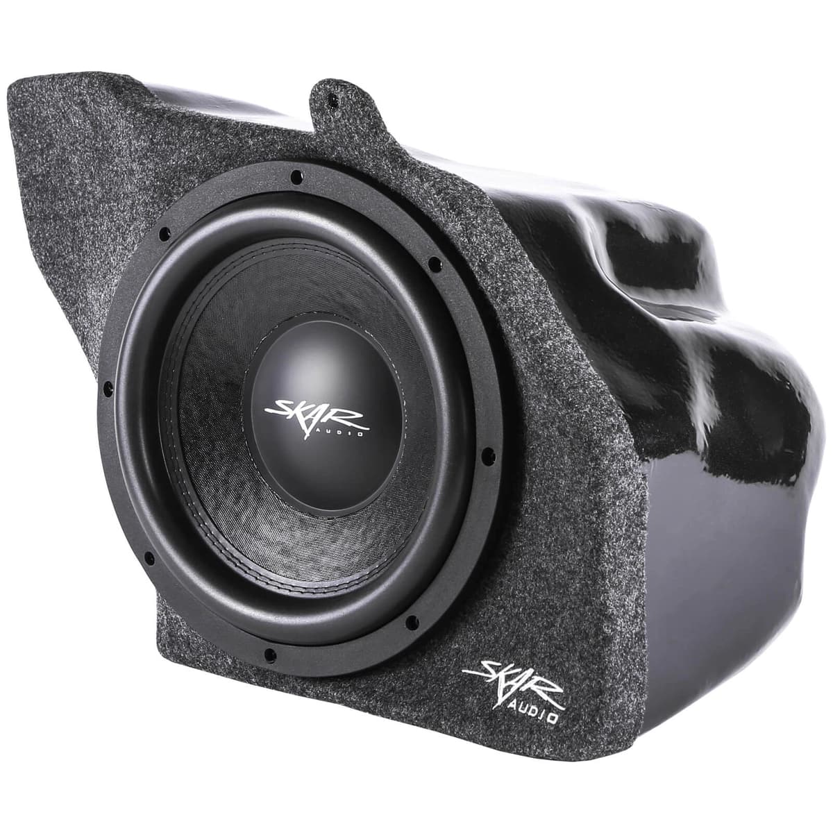 Skar Audio Single 12" 800W Max Power Loaded Subwoofer Enclosure Compatible with 2015-2025 Ford Mustang Hardtop Vehicles