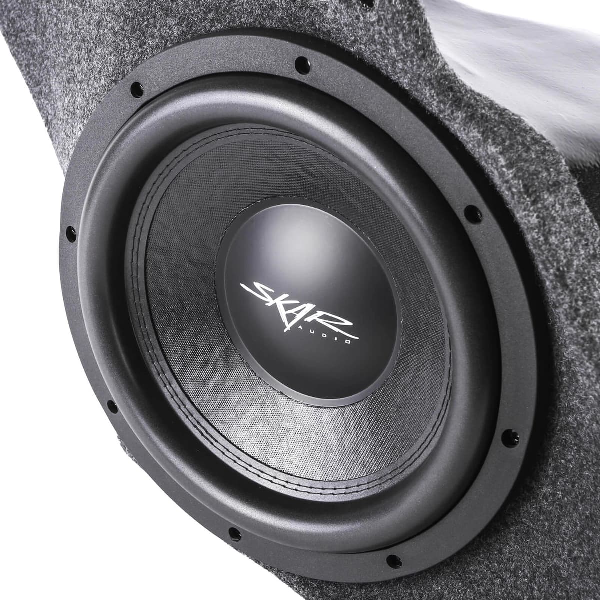 Skar Audio Single 12" 800W Max Power Loaded Subwoofer Enclosure Compatible with 2015-2025 Ford Mustang Hardtop Vehicles