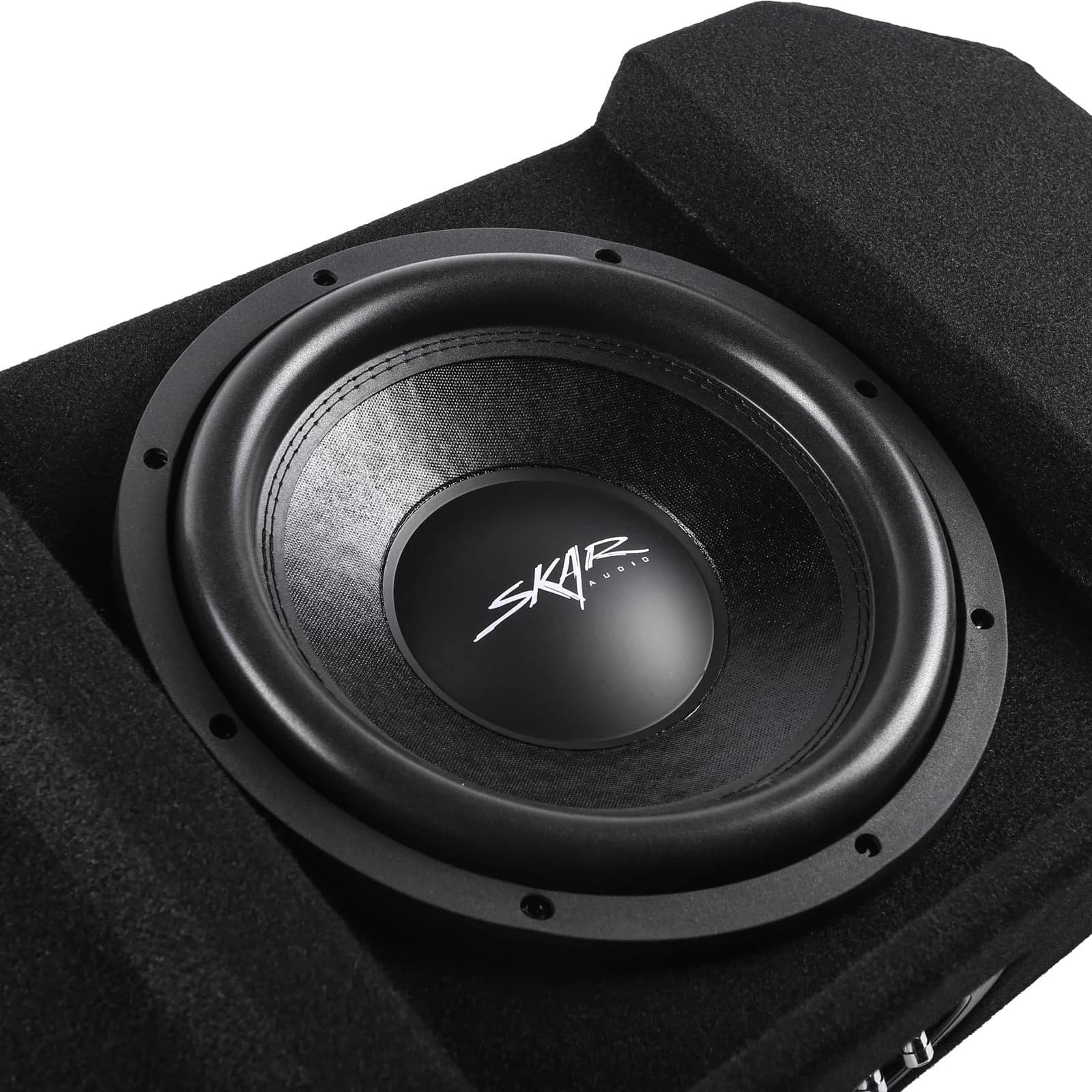 Skar Audio Quad 8" 3200W Max Power Loaded Ported Subwoofer Enclosure Compatible with 2019-2025 Chevy Silverado & GMC Sierra Crew Cab Trucks