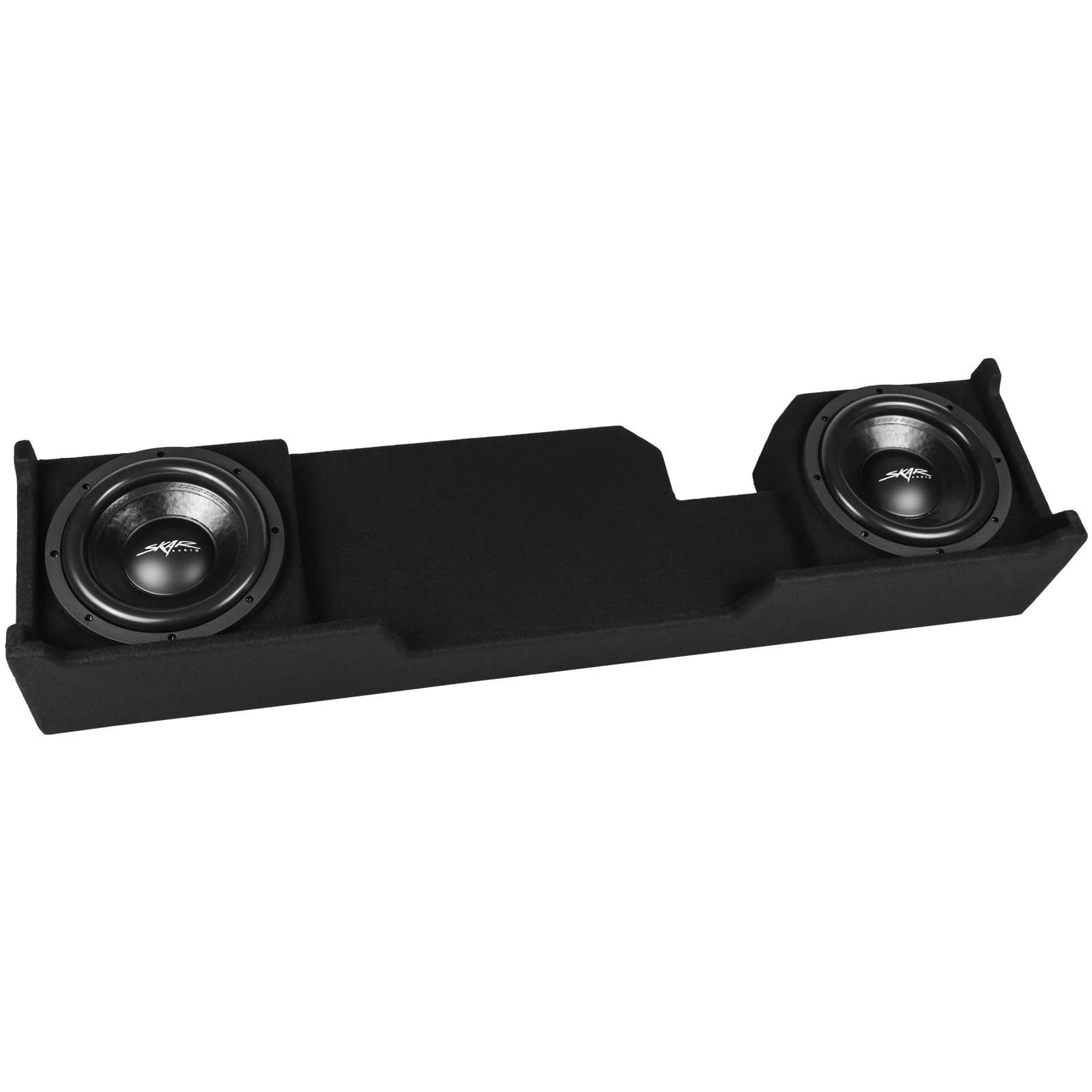 Dual 10" 1,600W Max Power Loaded Subwoofer Enclosure Compatible with 2004-2008 Ford F-150 Super Cab Trucks