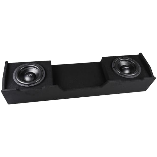 Dual 12" 1,600W Max Power Loaded Subwoofer Enclosure Compatible with 1999-2006 Chevrolet Silverado/GMC Sierra Extended Cab Trucks