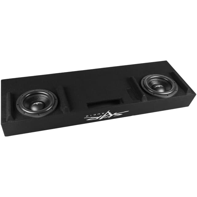Dual 10" 1,600W Max Power Loaded Ported Subwoofer Enclosure Compatible with 2014-2021 Toyota Tundra Crew Max Cab Trucks