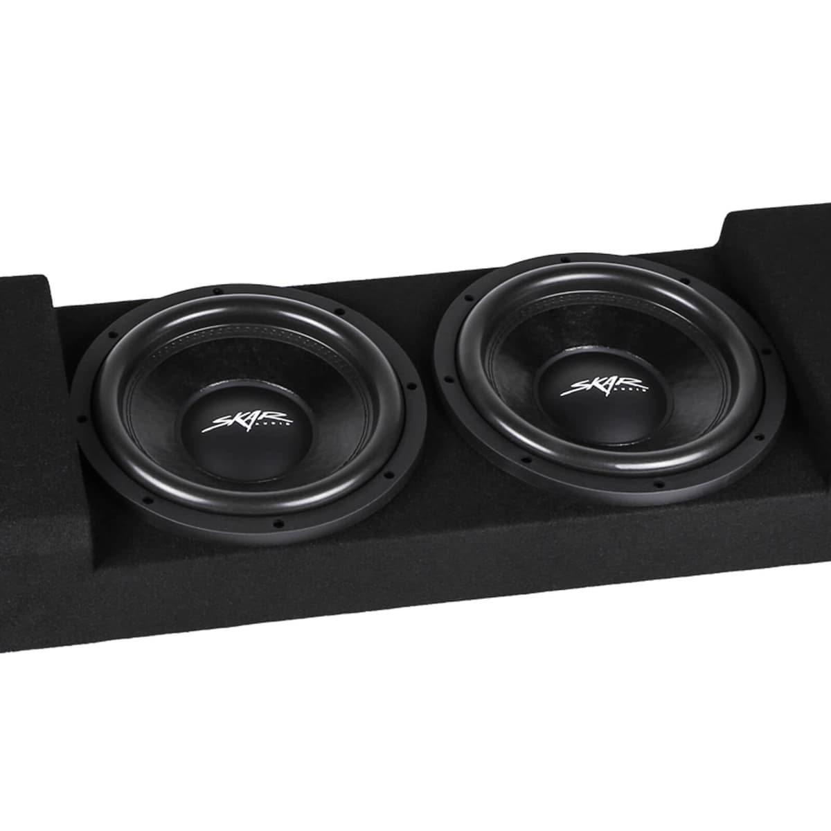 Skar Audio Dual 12" 1,600W Max Power Loaded Ported Subwoofer Enclosure Compatible with 2009-2014 Ford F-150 Super Crew Cab Trucks
