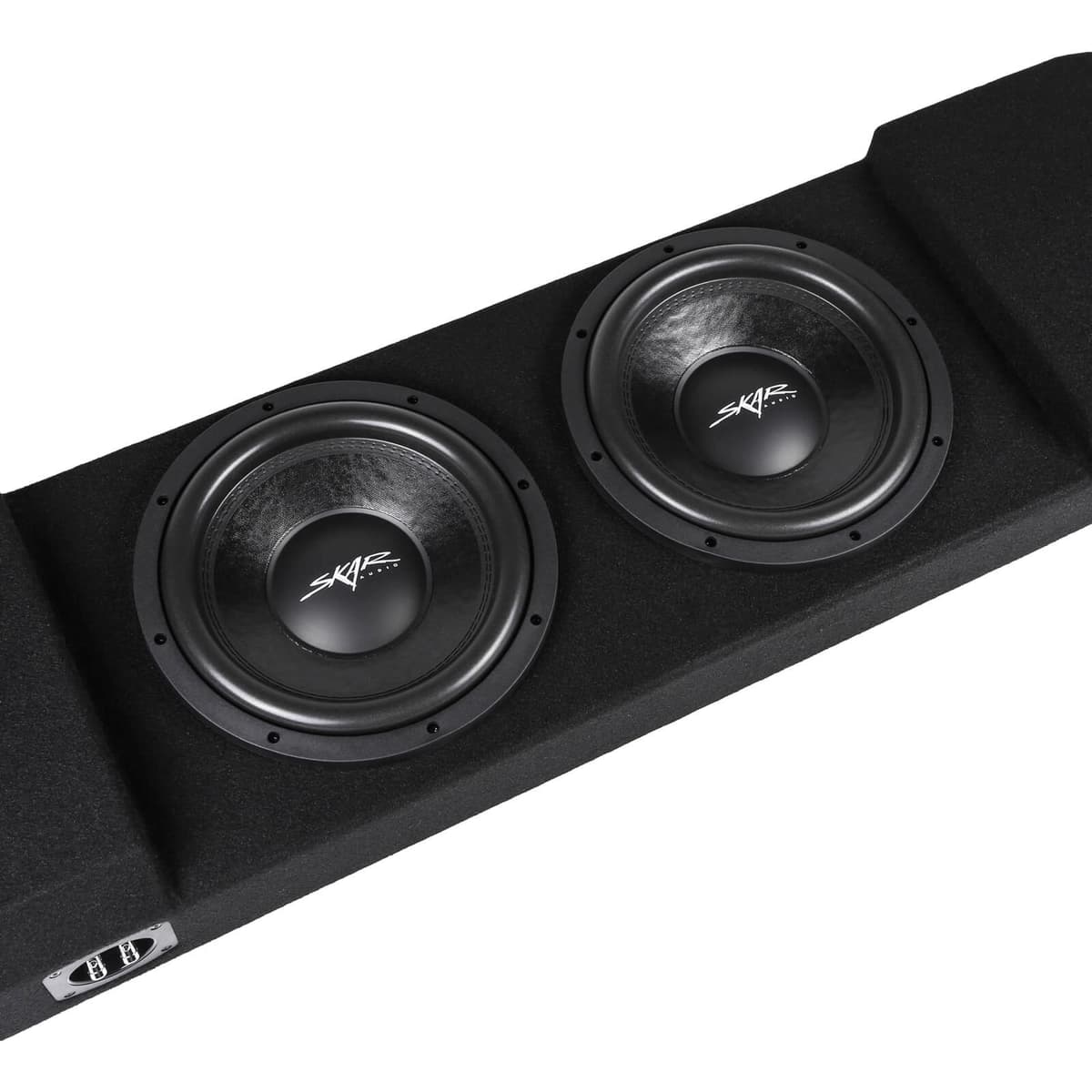 Skar Audio Quad 8" 3,200W Max Power Loaded Subwoofer Enclosure Compatible with 2017-2025 Ford Super Duty (F-250/350/450) SuperCrew Cab Trucks