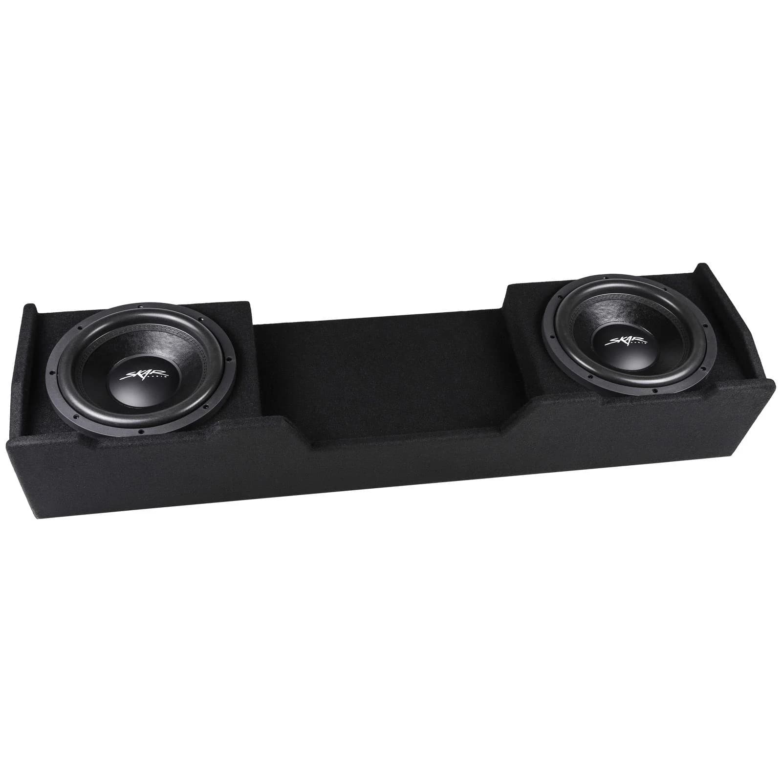 Skar Audio Dual 12" 1,600W Max Power Loaded Subwoofer Enclosure Compatible with 1999-2006 Chevrolet Silverado/GMC Sierra Extended Cab Trucks