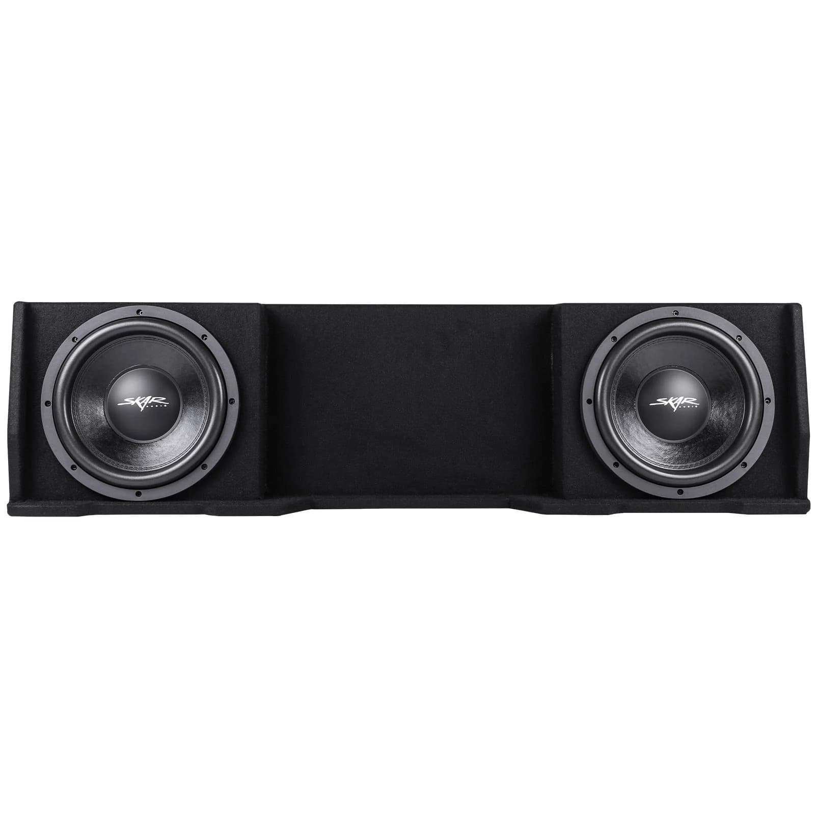 Skar Audio Dual 12" 1,600W Max Power Loaded Subwoofer Enclosure Compatible with 1999-2006 Chevrolet Silverado/GMC Sierra Extended Cab Trucks