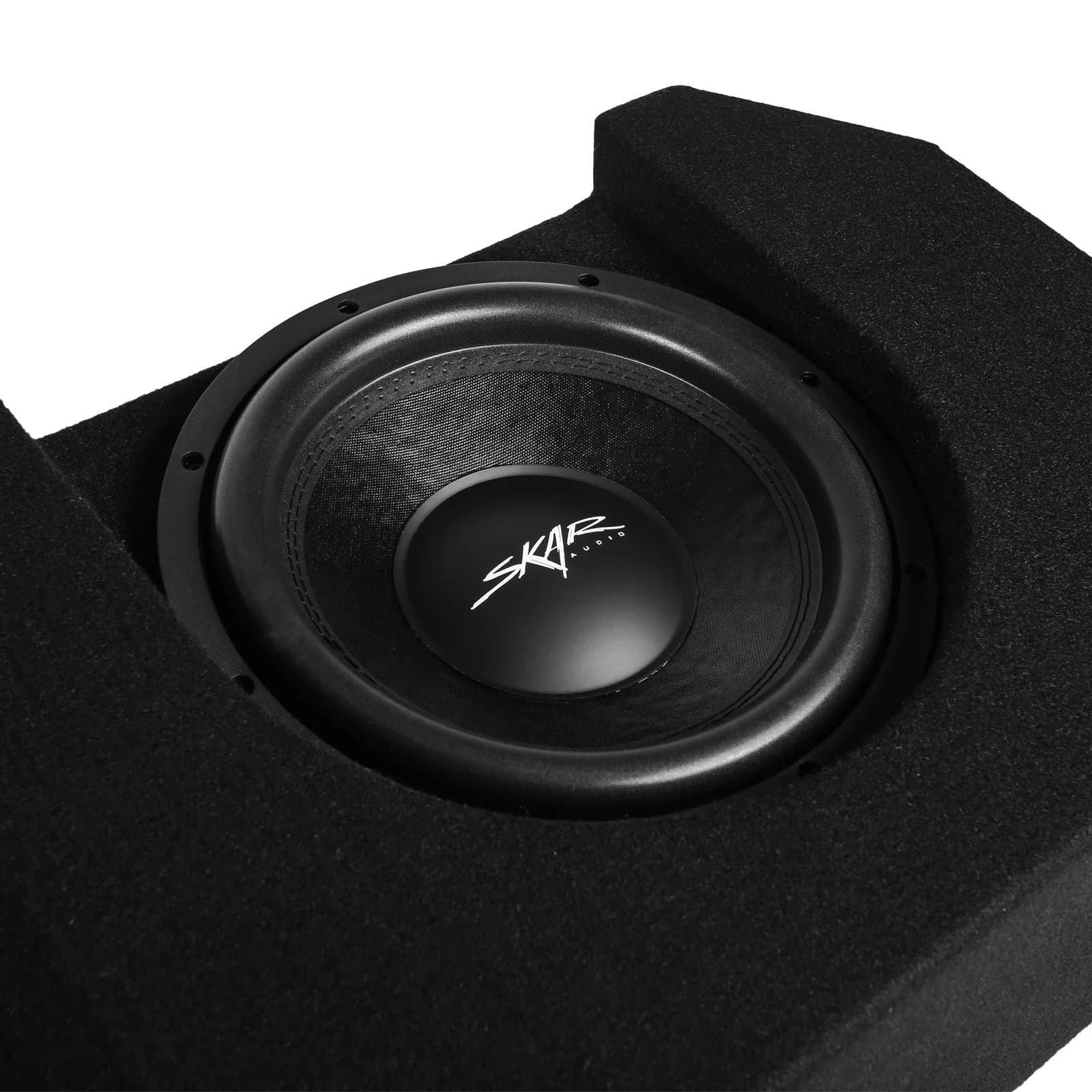 Skar Audio Quad 8" 3200W Max Power Loaded Ported Subwoofer Enclosure Compatible with 2019-2025 Chevy Silverado & GMC Sierra Crew Cab Trucks