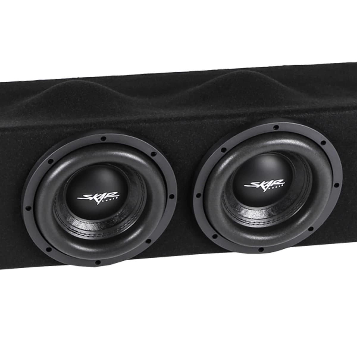 Skar Audio Dual 12" 1,600W Max Power Loaded Ported Subwoofer Enclosure Compatible with 2009-2014 Ford F-150 Super Crew Cab Trucks