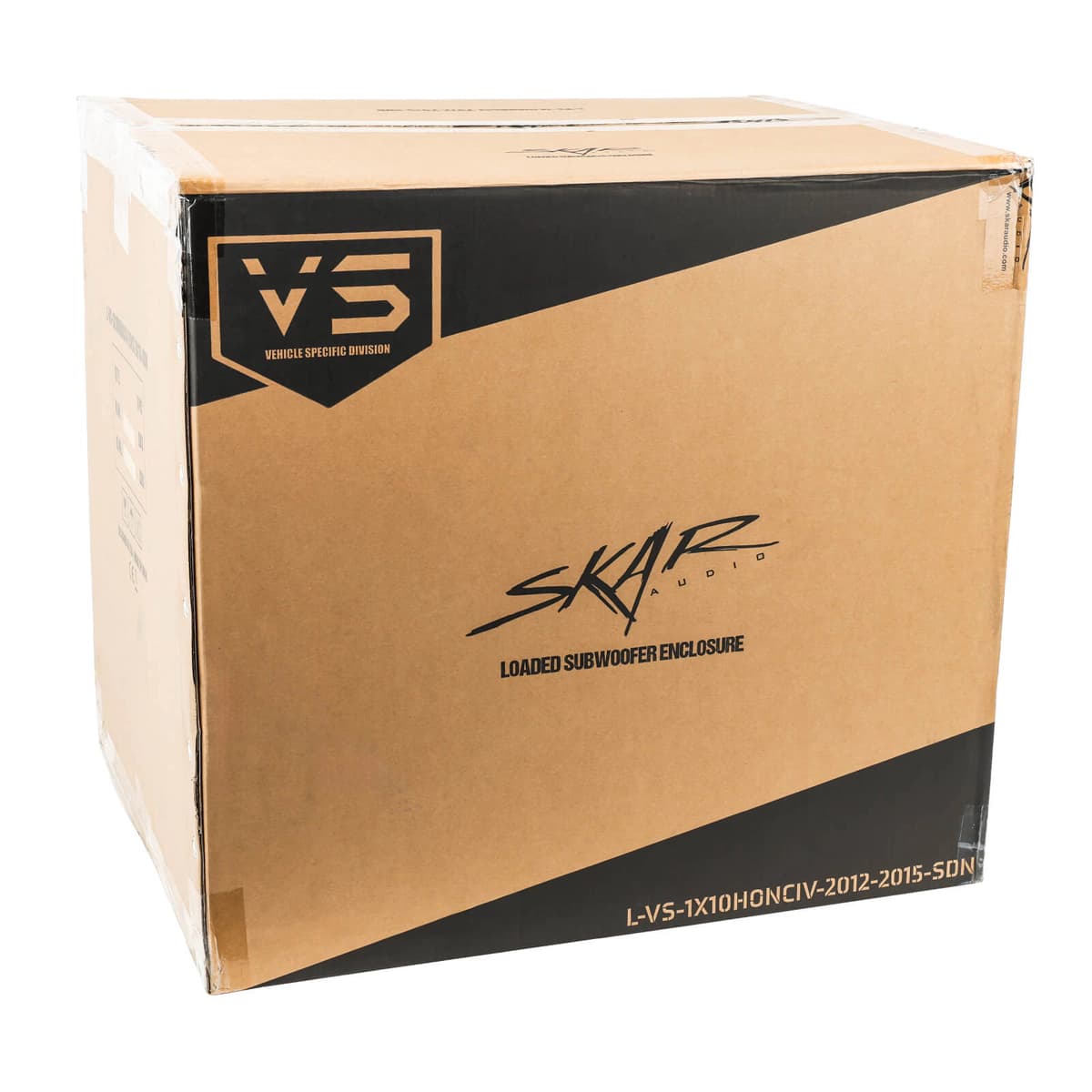 Skar Audio Single 10" 1,000W Max Power Loaded Subwoofer Enclosure Compatible with 2012-2015 Honda Civic Sedan Vehicles