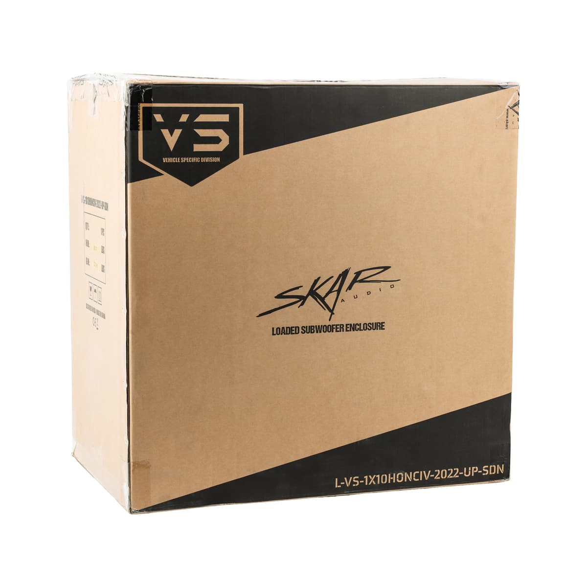 Skar Audio Single 10" 1,000W Max Power Loaded Subwoofer Enclosure Compatible with 2022-UP Honda Civic Sedan Vehicles
