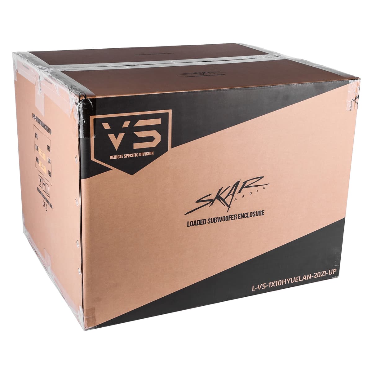 Skar Audio Single 10" 1,000W Max Power Loaded Subwoofer Enclosure Compatible with 2021-2025 Hyundai Elantra Vehicles