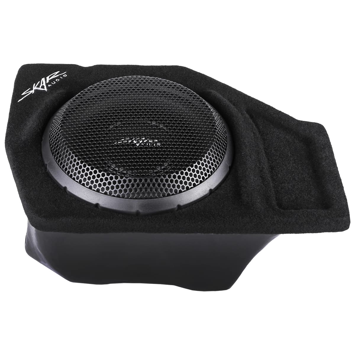 Single 10" 1,000W Max Power Loaded Subwoofer Enclosure Compatible with 2019-2025 Ford Ranger Super Crew Cab Trucks