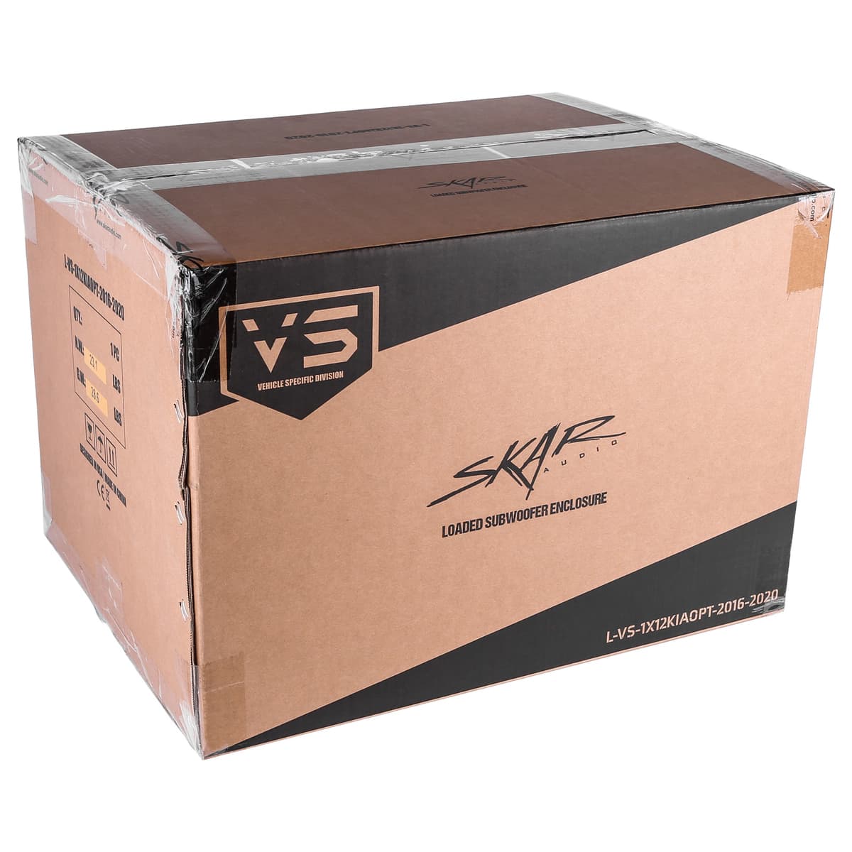 Skar Audio Single 12" 1,000W Max Power Loaded Subwoofer Enclosure Compatible with 2016-2020 Kia Optima Vehicles