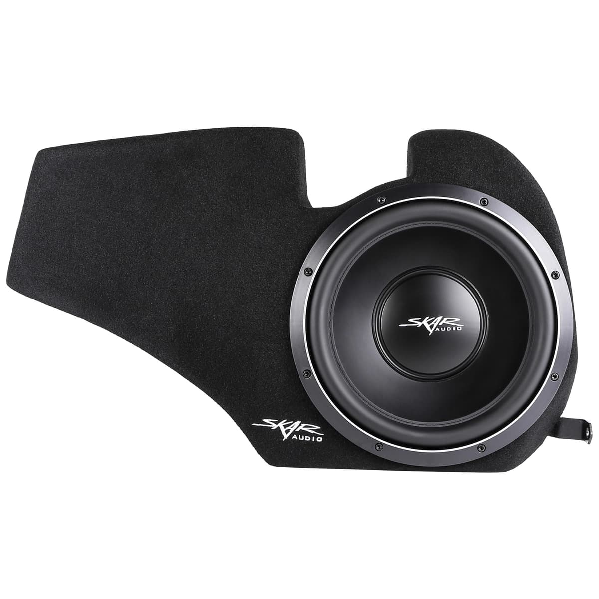 Single 12" 1,000W Max Power Loaded Subwoofer Enclosure Compatible with 2019-2025 Toyota RAV4 Vehicles