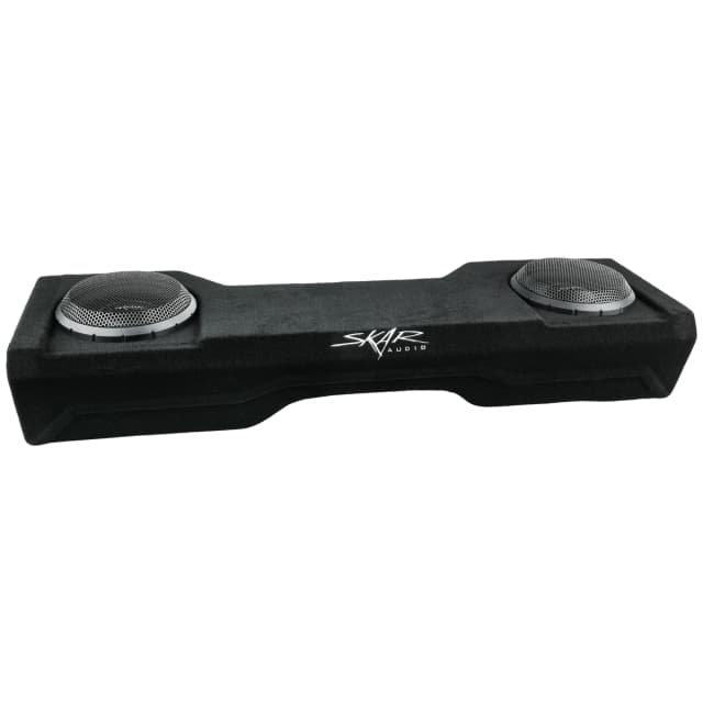 Dual 10" 2,000W Max Power Loaded Subwoofer Enclosure Compatible with 2007-2013 Chevy Silverado & GMC Sierra Extended Cab Trucks