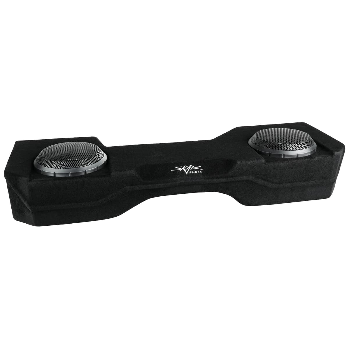 Dual 10" 2,000W Max Power Loaded Subwoofer Enclosure Compatible with 2014-2018 Chevy Silverado & GMC Sierra Double Cab Trucks