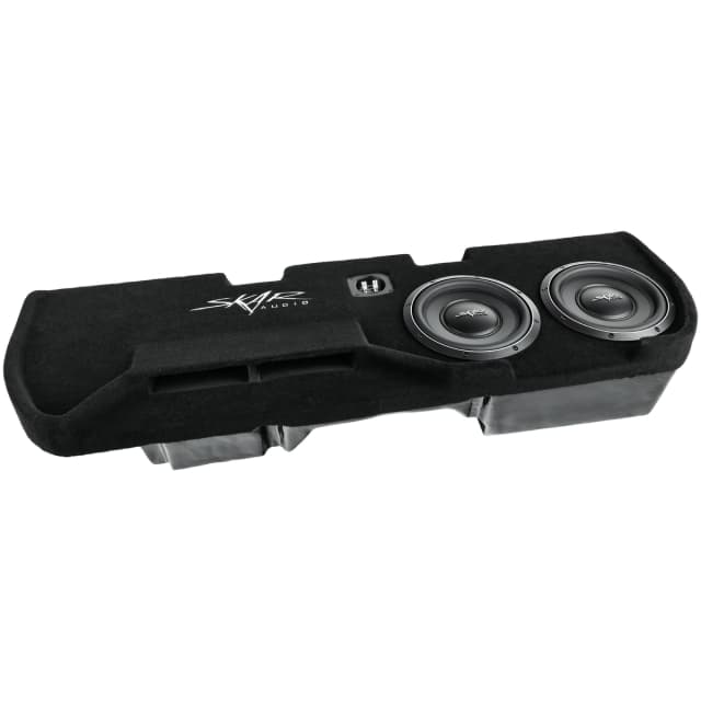 Dual 10" 2,000W Max Power Loaded Ported Subwoofer Enclosure Compatible with 2022-2025 Toyota Tundra CrewMax Cab Trucks