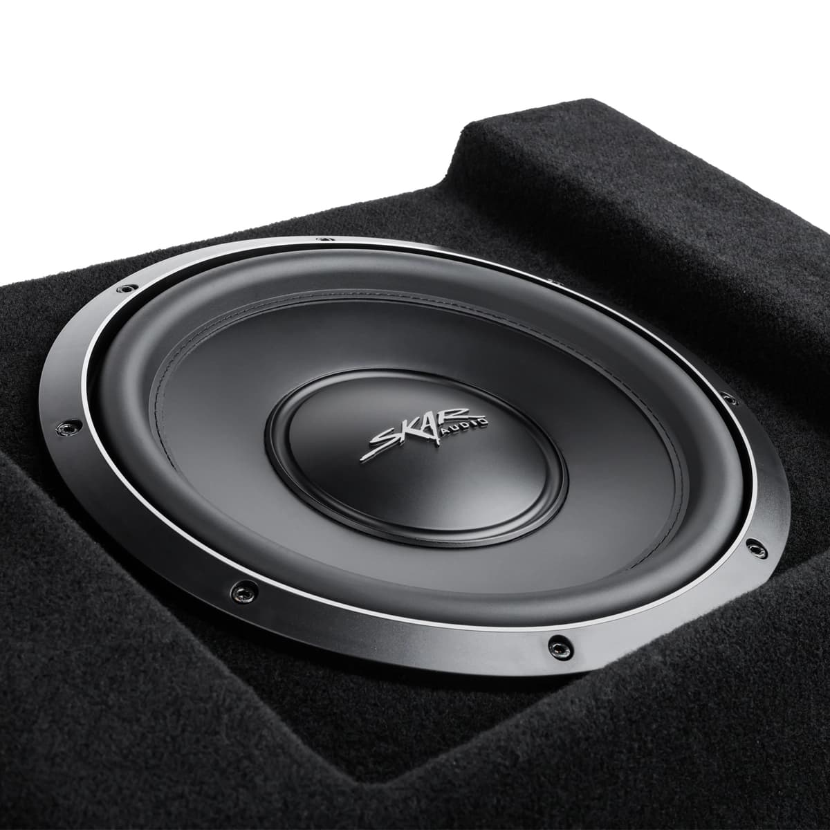 Skar Audio Dual 12" 2,000W Max Power Loaded Subwoofer Enclosure Compatible with 2007-2013 Chevrolet Silverado/GMC Sierra Crew Cab Trucks