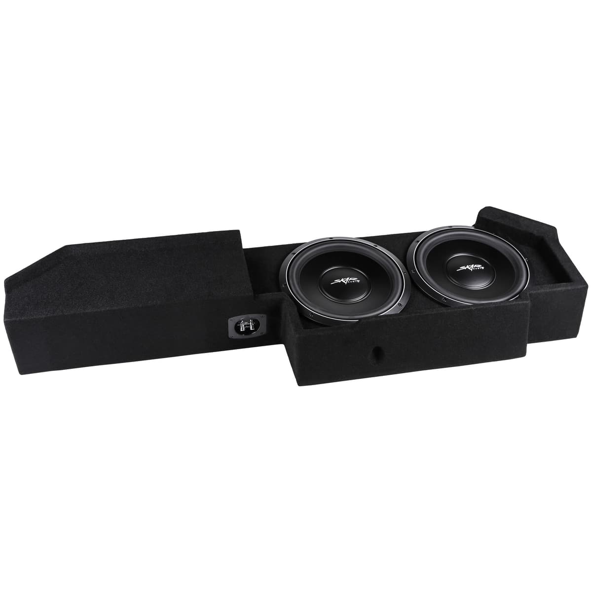 Skar Audio Dual 12" 2,000W Max Power Loaded Ported Subwoofer Enclosure Compatible with 2019-2025 Chevrolet Silverado/GMC Sierra Double Cab Trucks
