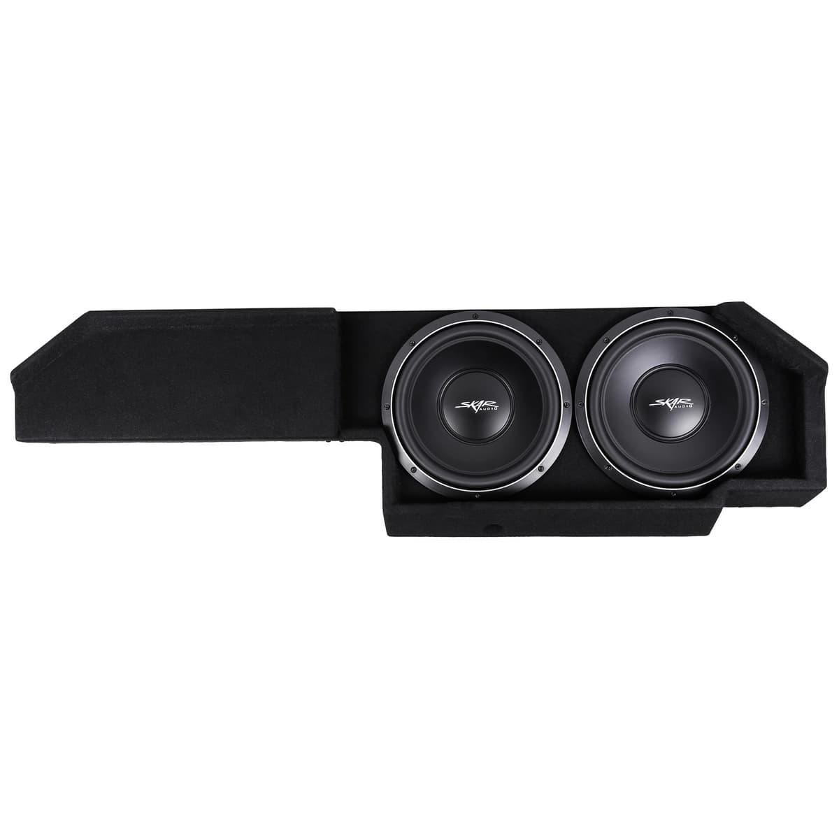 Skar Audio Dual 12" 2,000W Max Power Loaded Ported Subwoofer Enclosure Compatible with 2019-2025 Chevrolet Silverado/GMC Sierra Double Cab Trucks