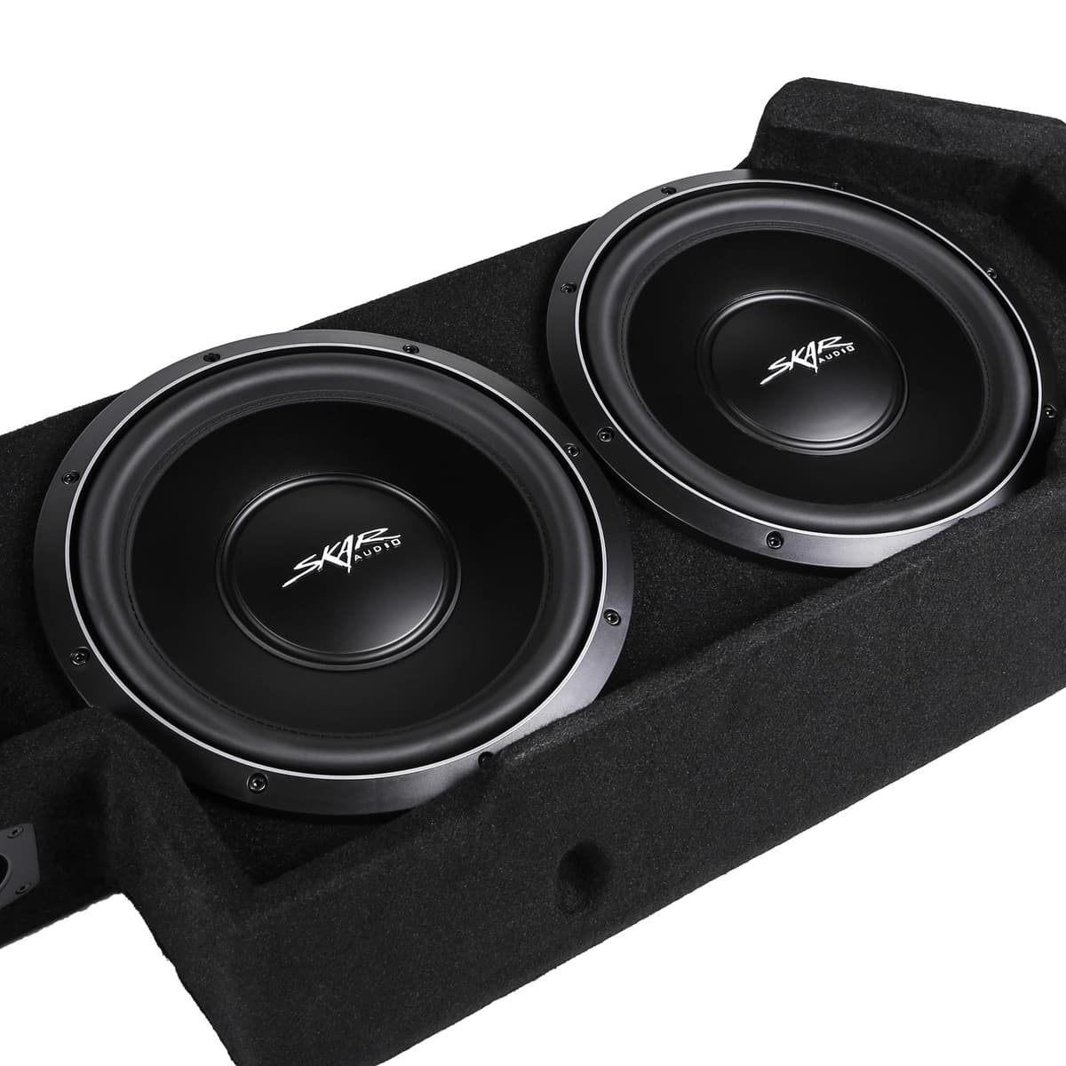 Skar Audio Dual 12" 2,000W Max Power Loaded Ported Subwoofer Enclosure Compatible with 2019-2025 Chevrolet Silverado/GMC Sierra Double Cab Trucks