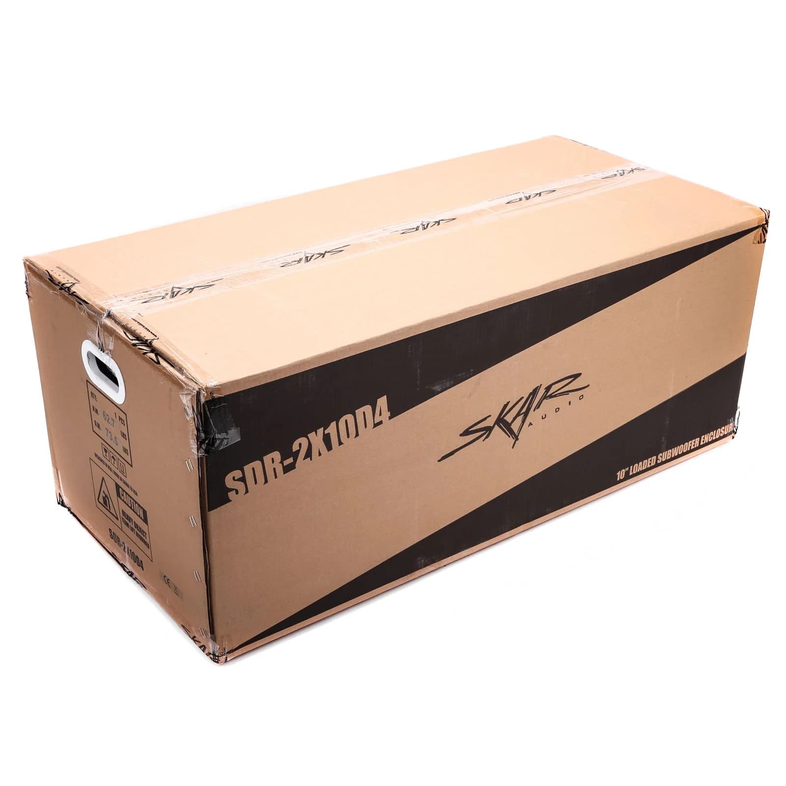 Skar Audio SDR-1X8D2 | Single 8" 700 Watt SDR Series Loaded Vented Subwoofer Enclosure