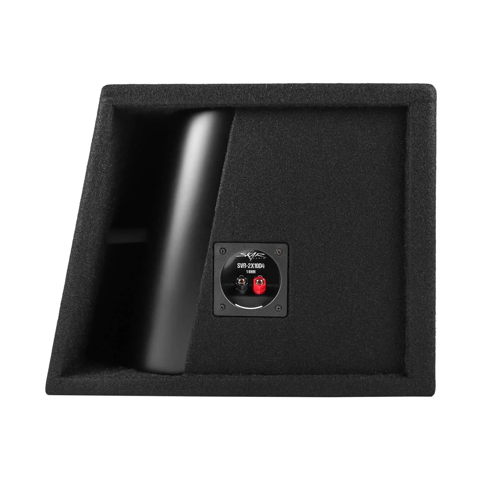 Skar Audio SVR-1X10D2 | Single 10" 1,600 Watt SVR Series Loaded Vented Subwoofer Enclosure