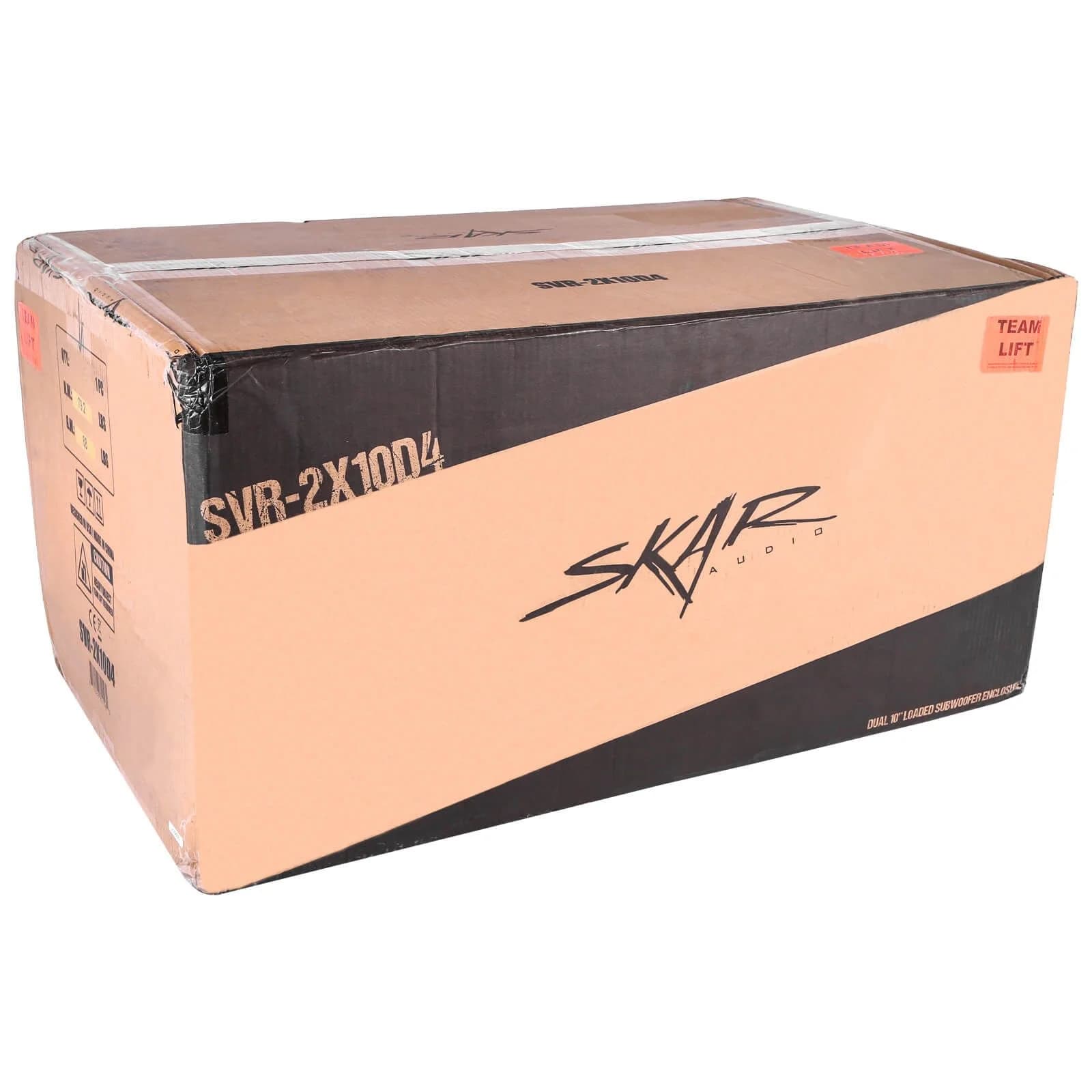 Skar Audio SVR-1X10D2 | Single 10" 1,600 Watt SVR Series Loaded Vented Subwoofer Enclosure