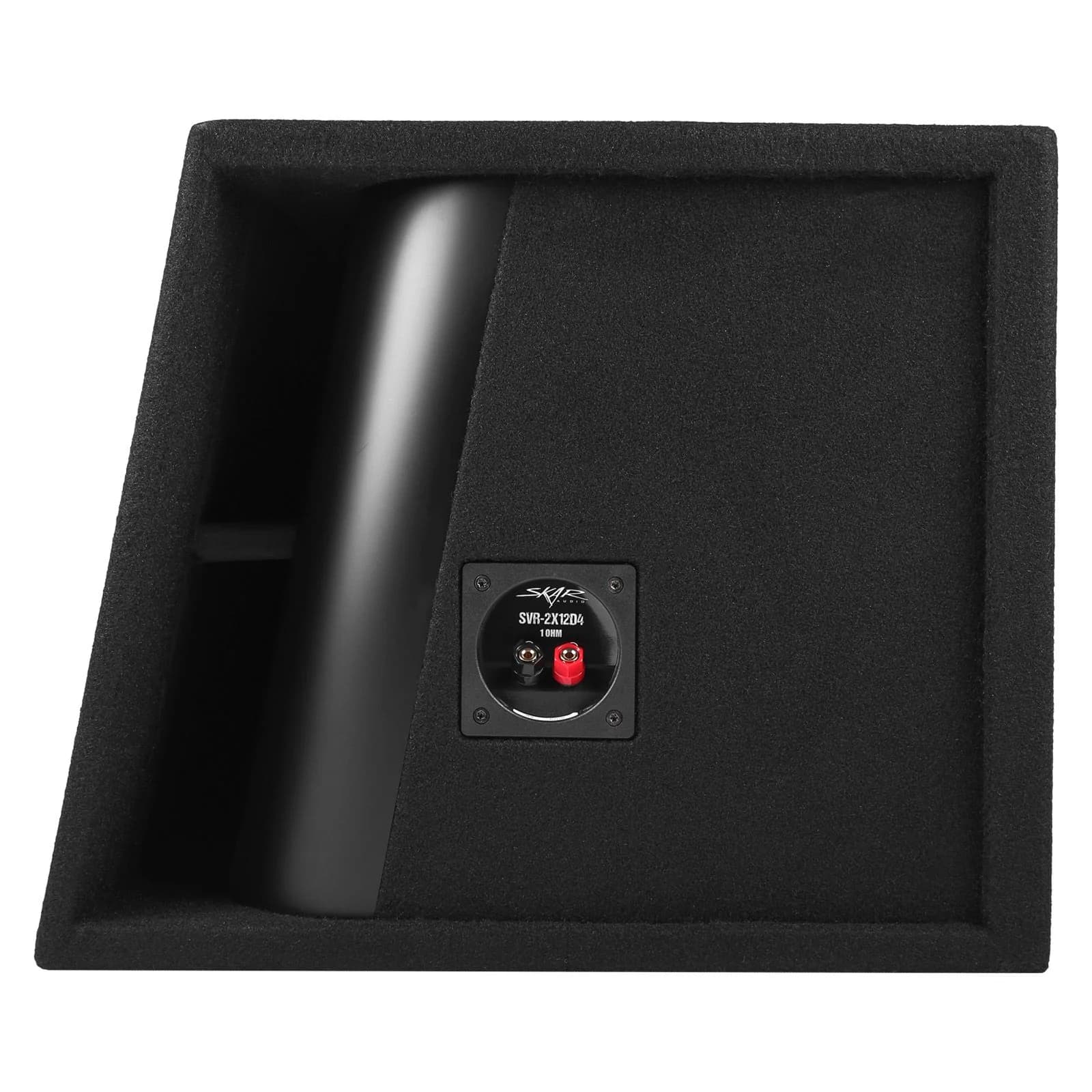 Skar Audio SVR-1X10D2 | Single 10" 1,600 Watt SVR Series Loaded Vented Subwoofer Enclosure