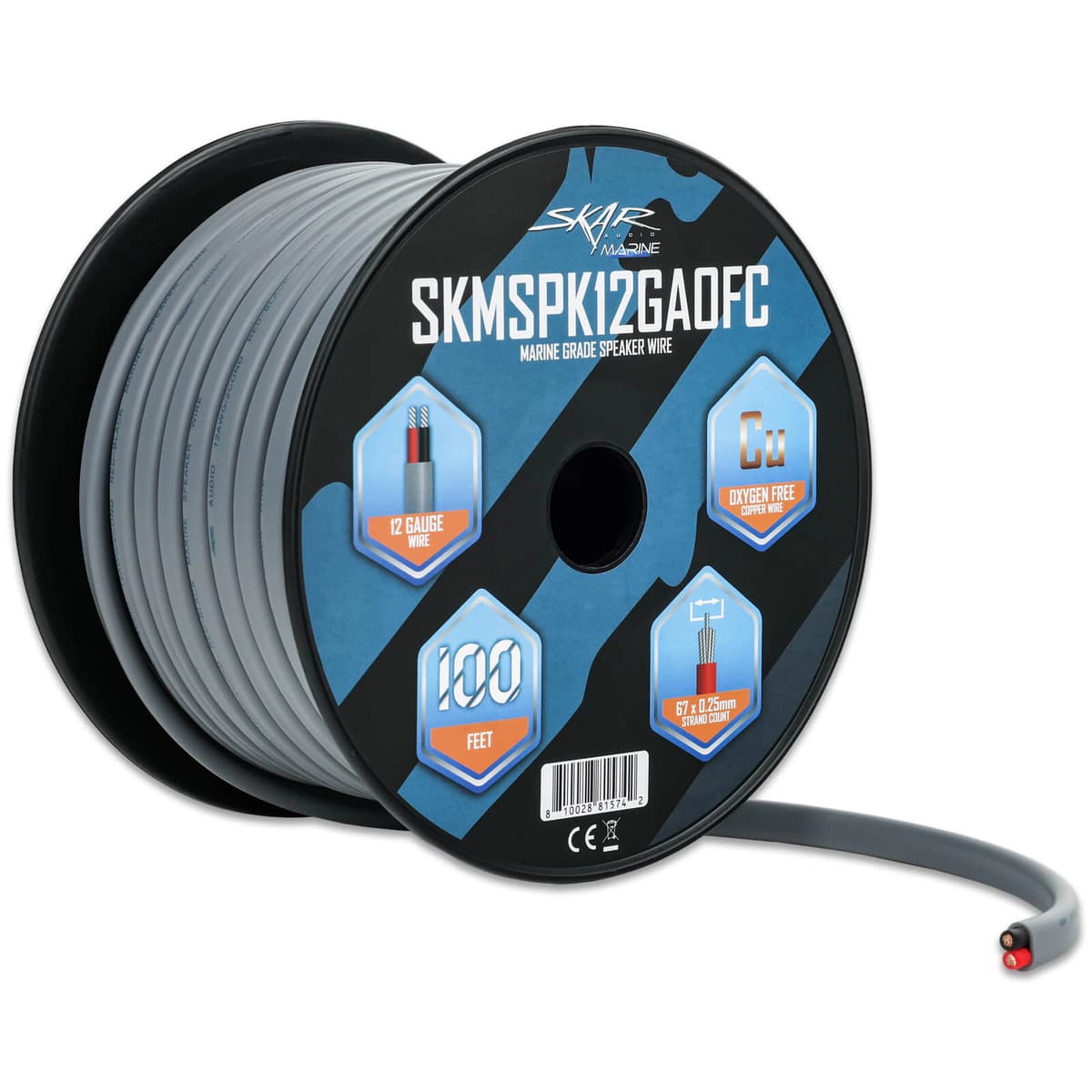 Skar Audio SKMSPK12GAOFC | 12-Gauge Marine Grade OFC Speaker Wire