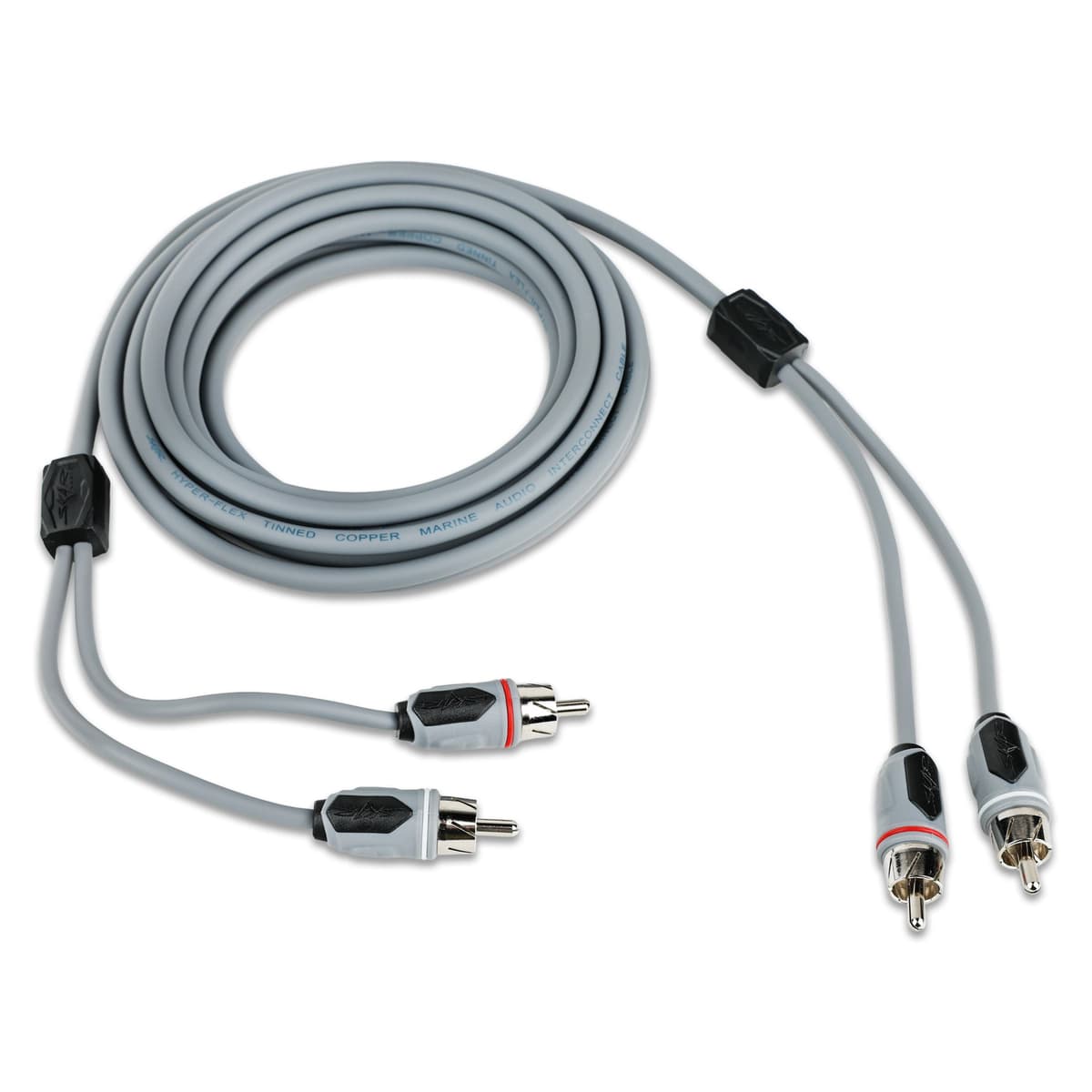 Skar Audio SKM2CHRCA12 | 12 Ft 2-Channel Marine Grade RCA Interconnect Cable