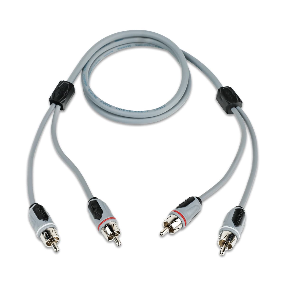 Skar Audio SKM2CHRCA3 | 3 Ft 2-Channel Marine Grade RCA Interconnect Cable