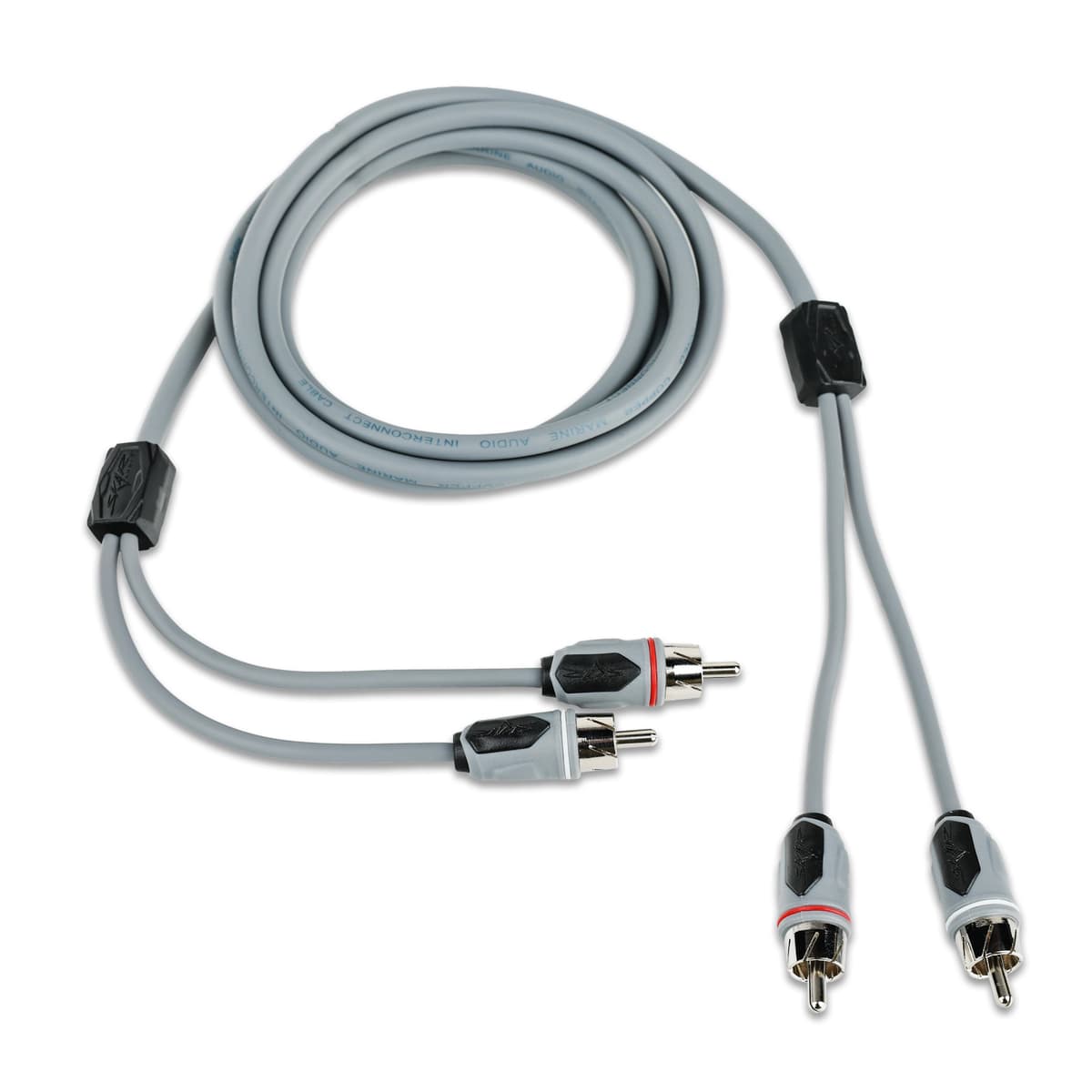 Skar Audio SKM2CHRCA6 | 6 Ft 2-Channel Marine Grade RCA Interconnect Cable