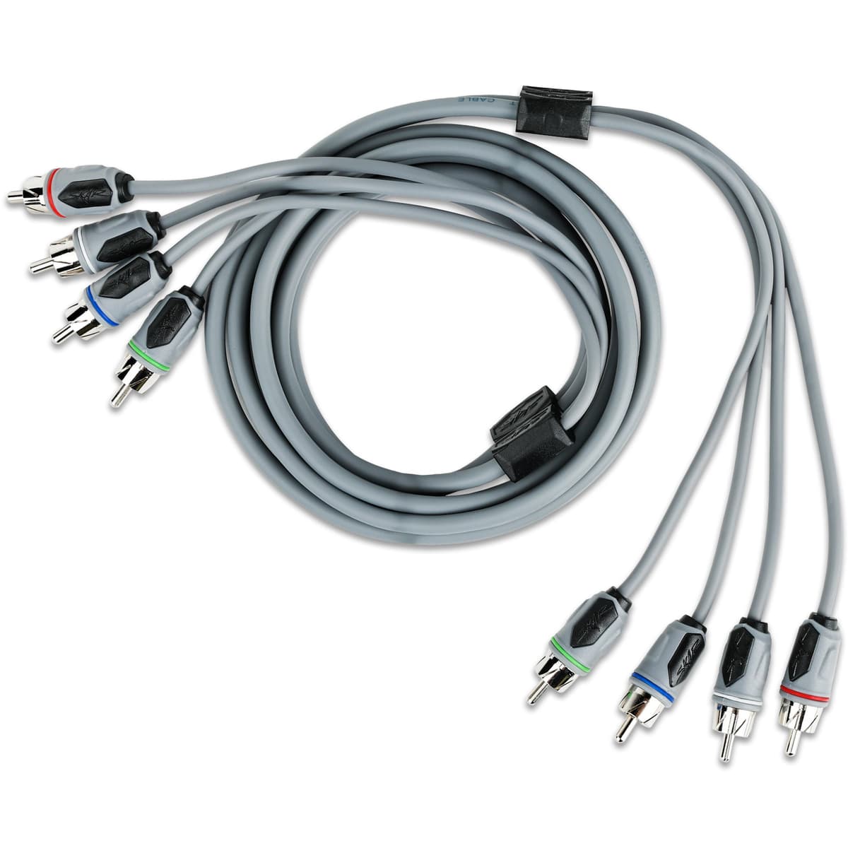 SKM4CHRCA6 | 6 Ft 4-Channel Marine Grade RCA Interconnect Cable