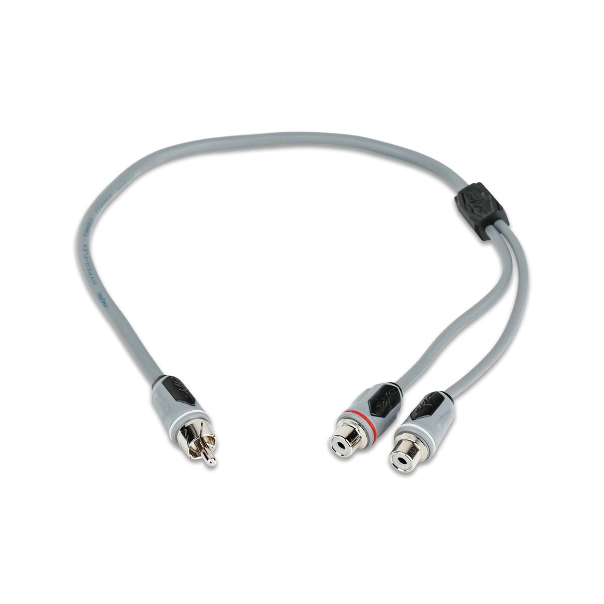 Skar Audio SKMRCA1M2F | 1-Male to 2-Female Marine Grade RCA Y-Adapter Cable